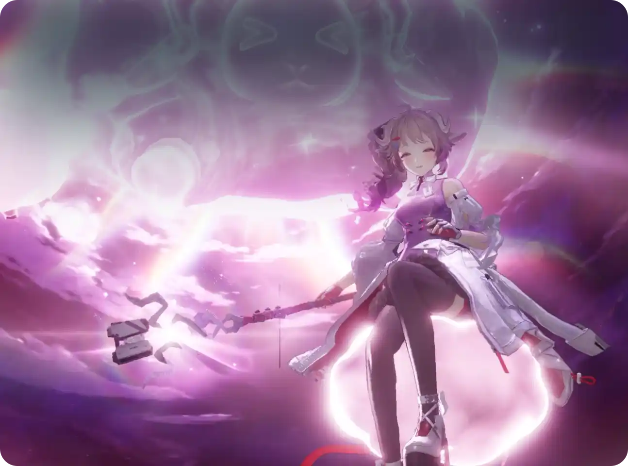 Display mit dem Videospiel „Control“, fortschrittliche Grafik mit der Power des Apple M4 Chip