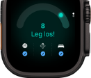 Apple Watch Ultra 4, Titangehäuse, Farbe Schwarz, Tagesformwert 8, rechte Seitenansicht, Digital Crown, erhöhte Seitentaste